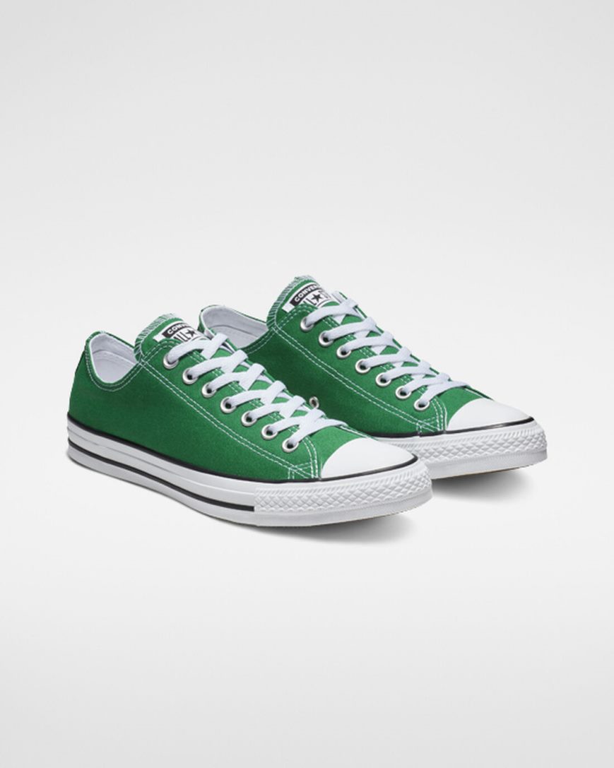 Tenis Converse Chuck Taylor All Star Classicos Cano Baixo Feminino Verdes | PT L00T457